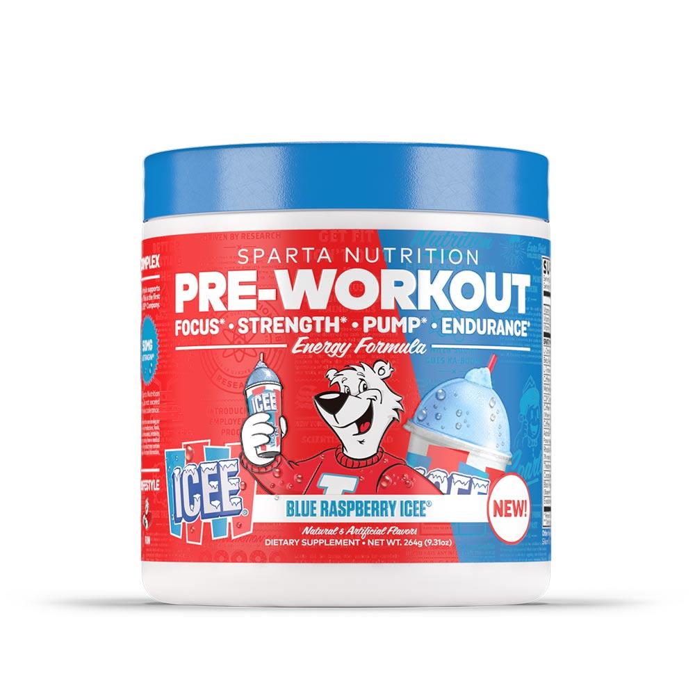 SPARTA Pre-Workout 20 Servings Pre-Workouts Sparta Nutrition Blue Raspberry Icee  (4362298032193)