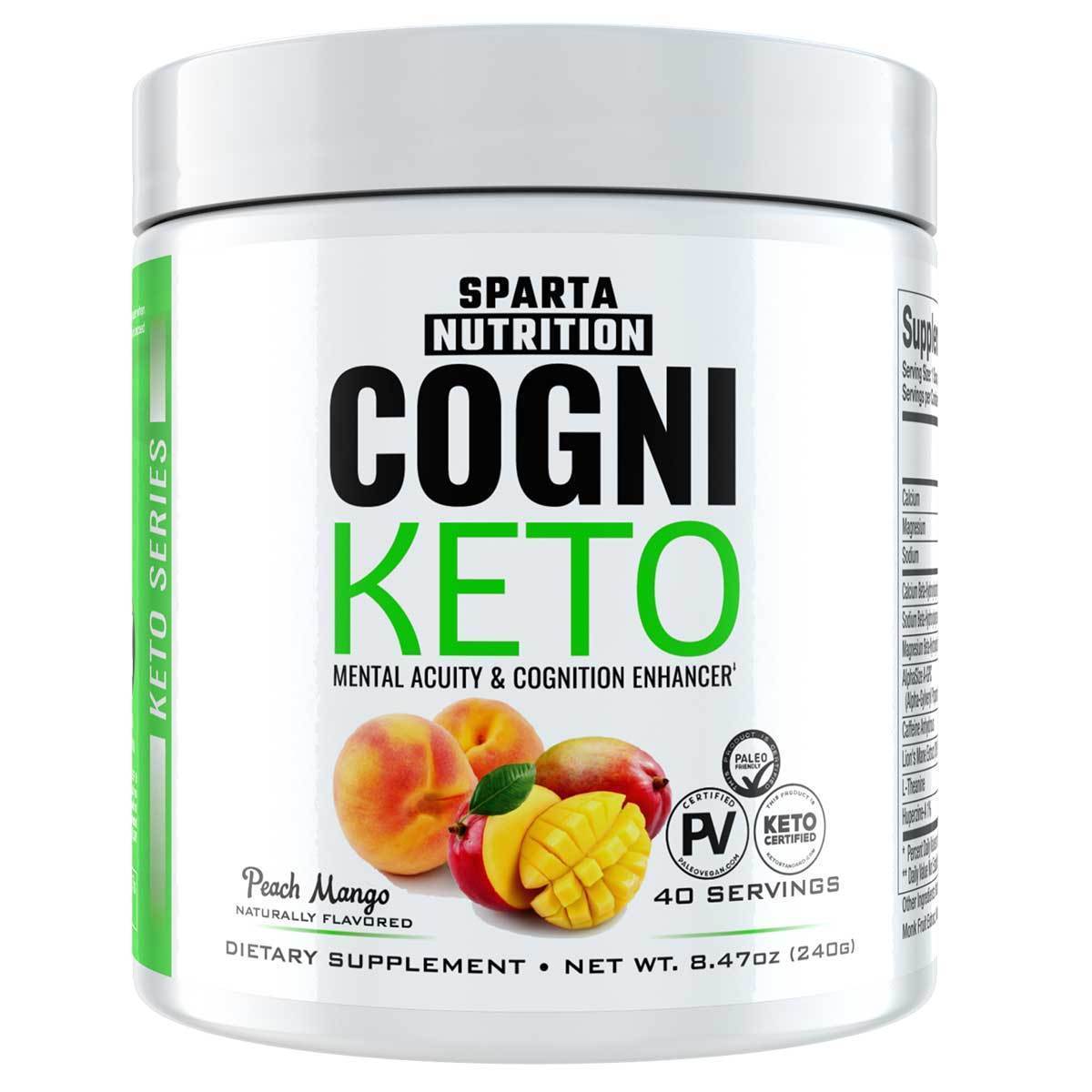 Sparta Cogni Keto 40 Servings Peach Mango Specialty Health Products Sparta Nutrition  (1524766539819)