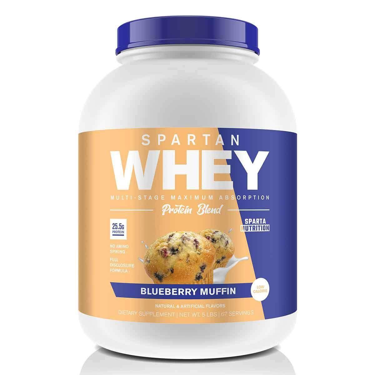 Sparta Nutrition Spartan Whey Diet/Energy Sparta Nutrition Blueberry Muffin  (1211666989099)