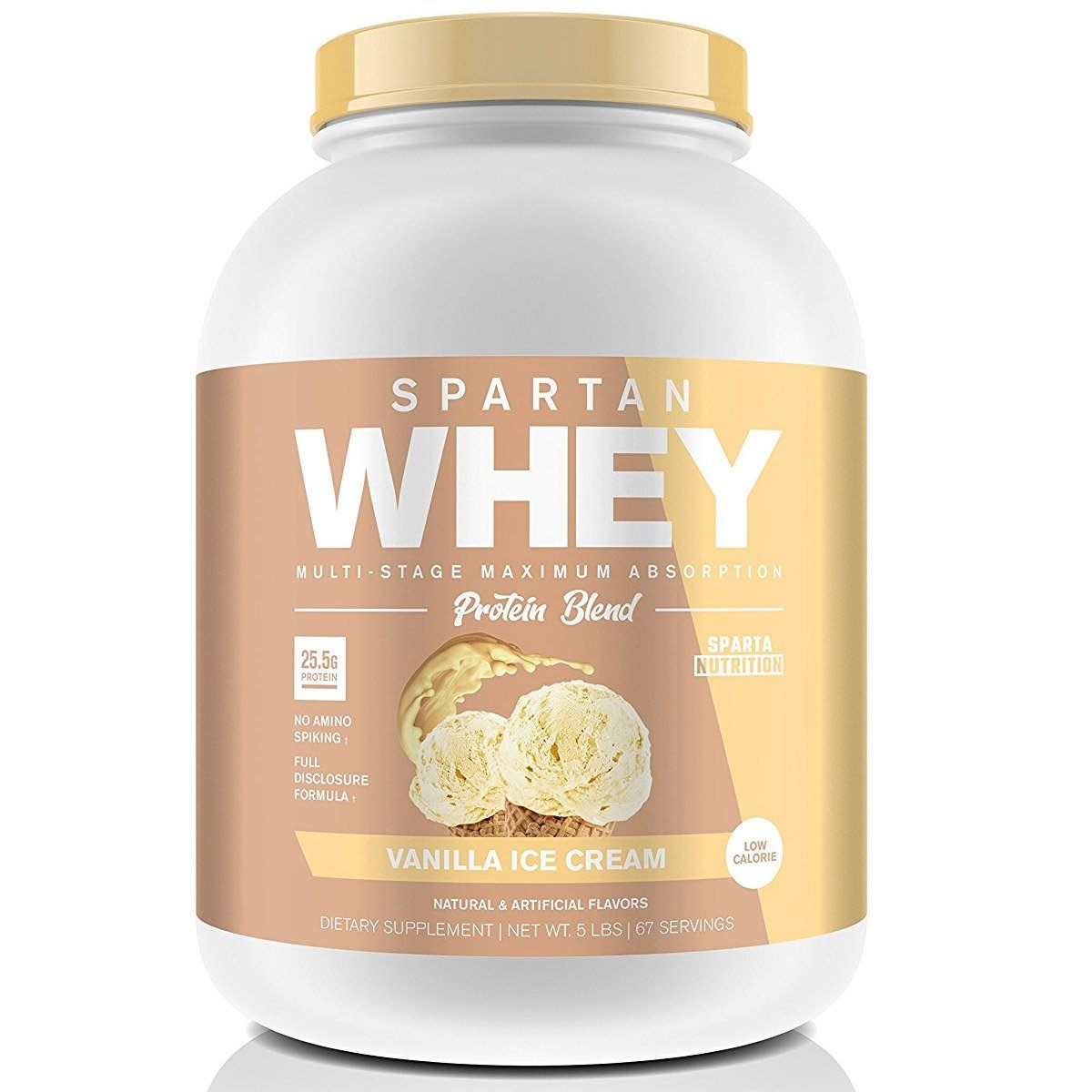 Sparta Nutrition Spartan Whey Diet/Energy Sparta Nutrition Vanilla Ice Cream  (1211666989099)