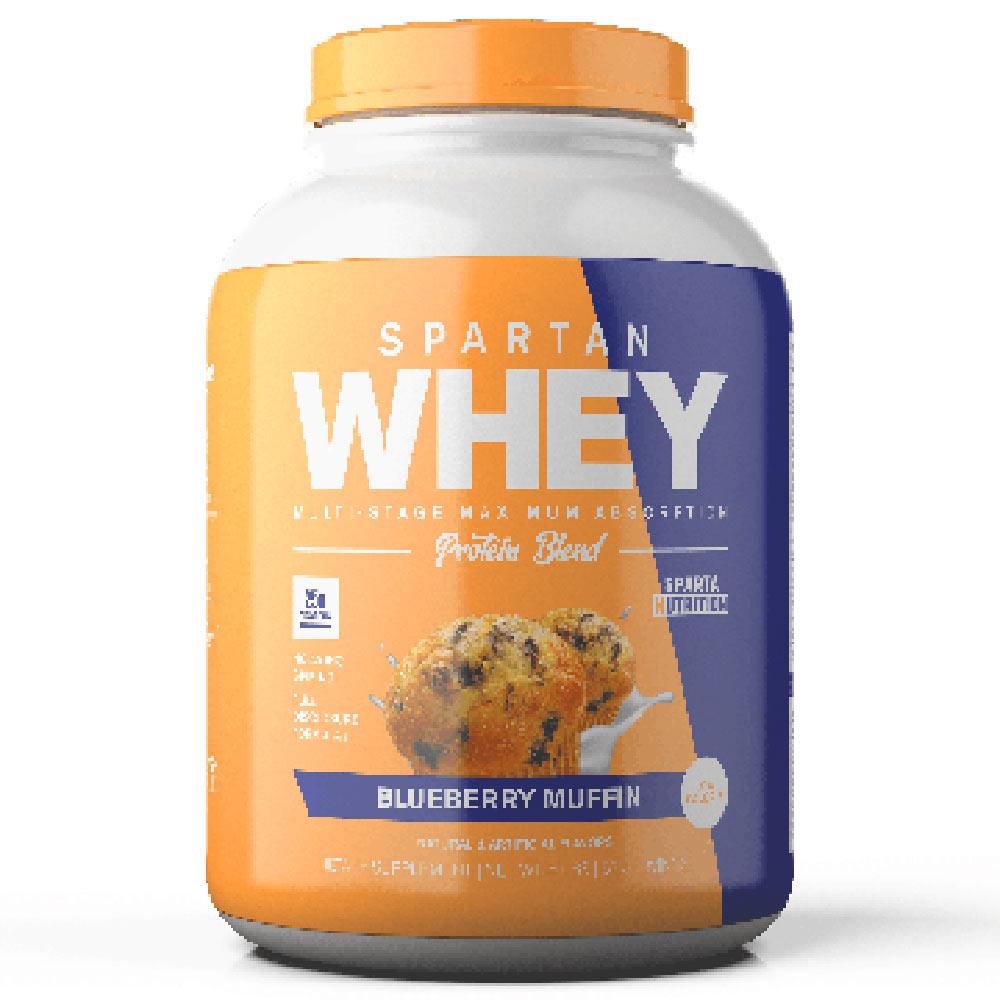 Spartan Nutrition Spartan Whey 2lbs Protein Powders Sparta Nutrition BLUEBERRY MUFFIN  (1677763248171)