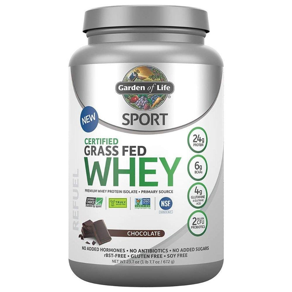 Garden Of Life Sport Grass Fed Whey 20 Servings Protein Powders Garden of Life Chocolate  (1441883357227)