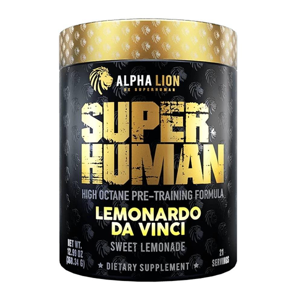 Alpha Lion SuperHuman 21 Servings Pre-Workouts Alpha Lion Lemonardo DiVinci  (4333822410817)