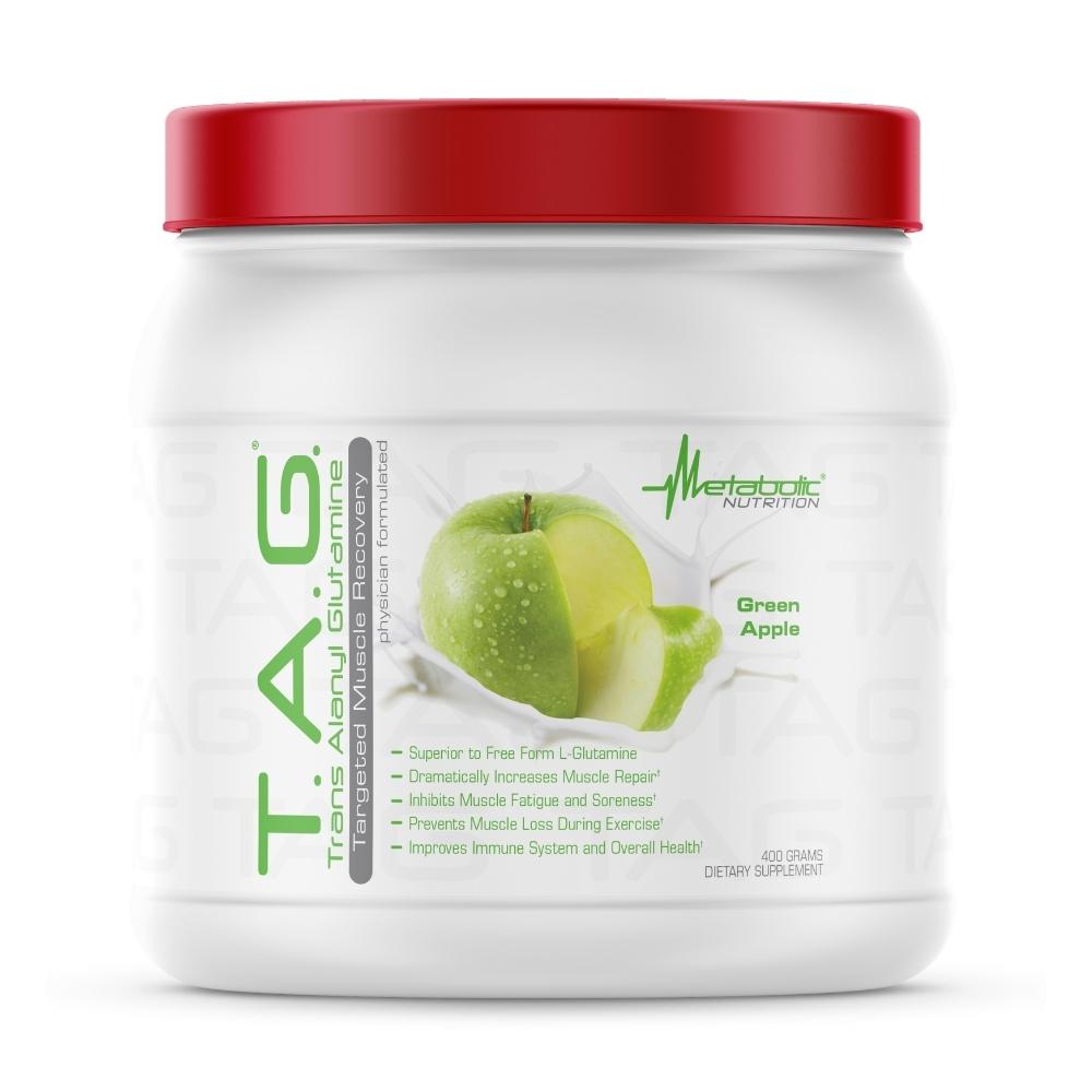 Metabolic Nutrition T.A.G. 400 Grams Amino Acids Metabolic Nutrition Green Apple 