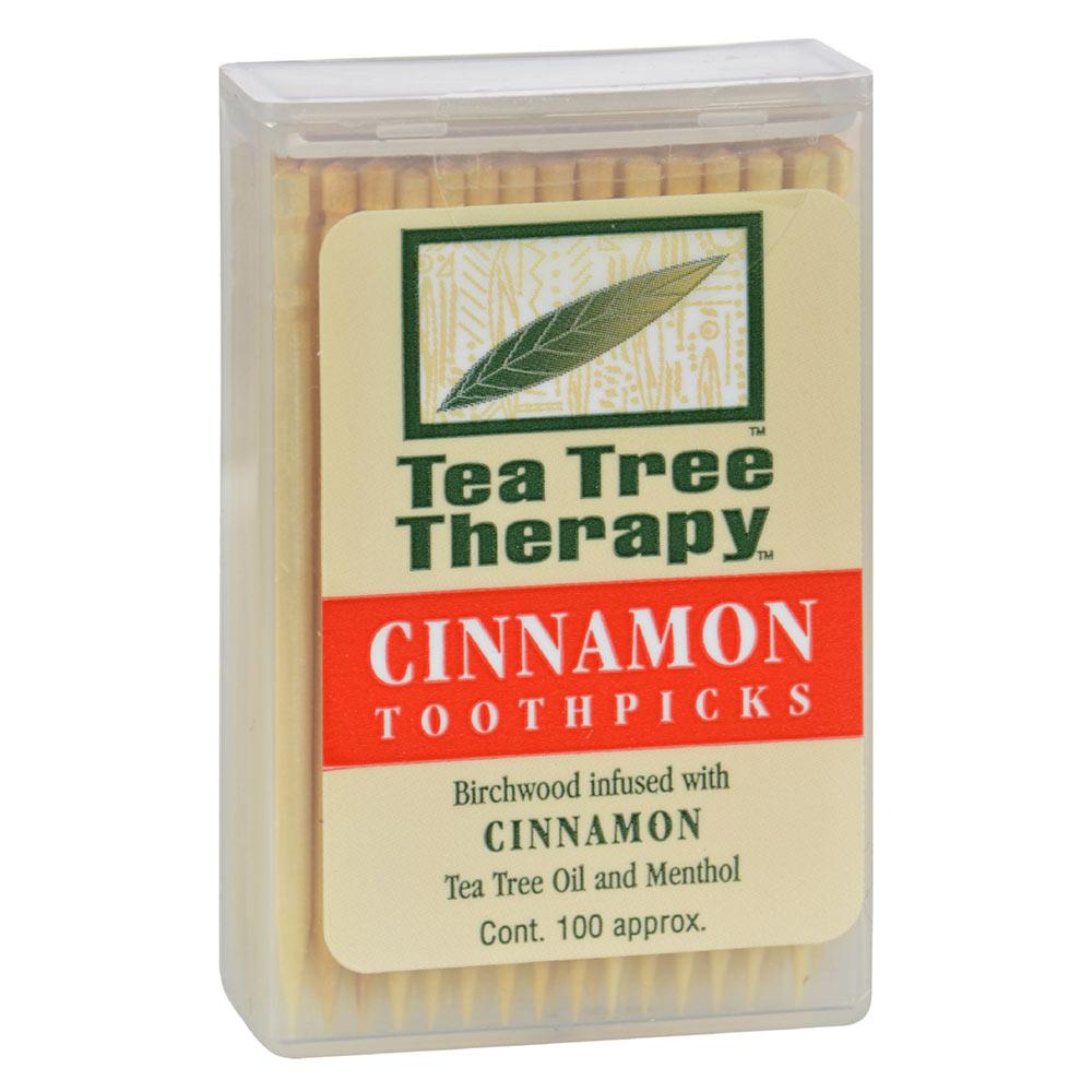 Tea Tree Therapy Toothpicks Specialty Health Products Tea Tree Therapy Cinnamon  (1644090818603)