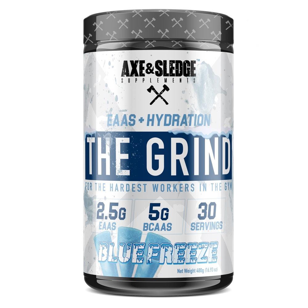 Axe & Sledge The Grind EAAs + Hydration | Branched Chain Amino Acids BCAAs Amino Acids AXE & SLEDGE BLUE FREEZE  (1812332511275)