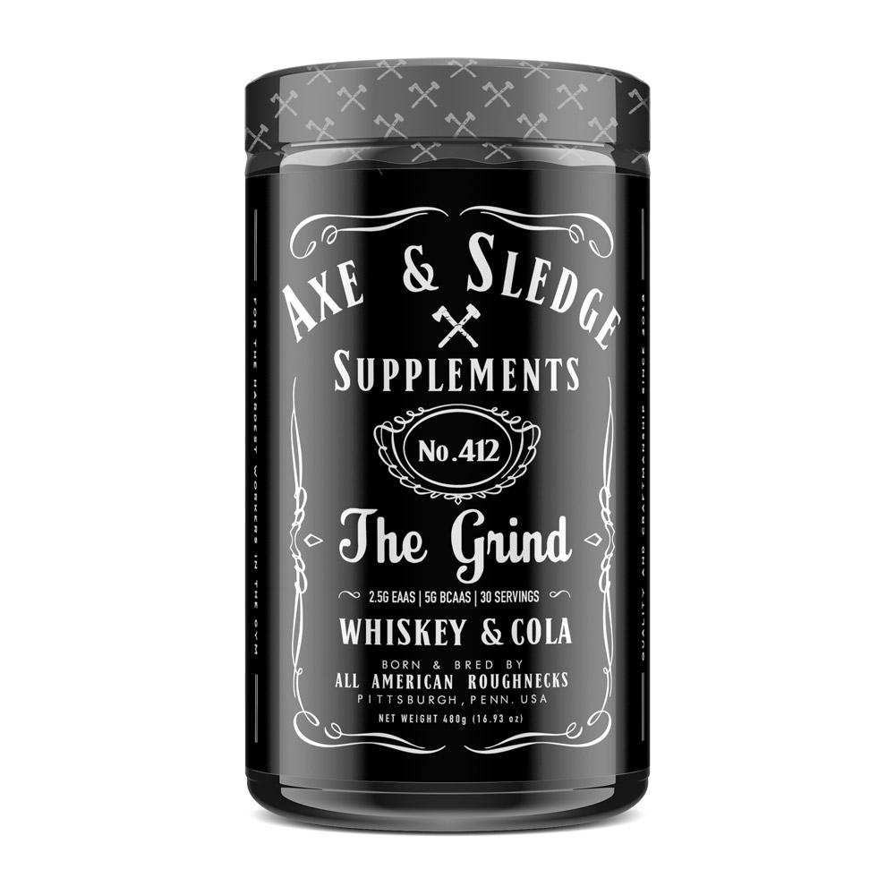 Axe & Sledge The Grind EAAs 30 Servings Amino Acids AXE & SLEDGE WHISKEY AND COLA  (1812332511275)