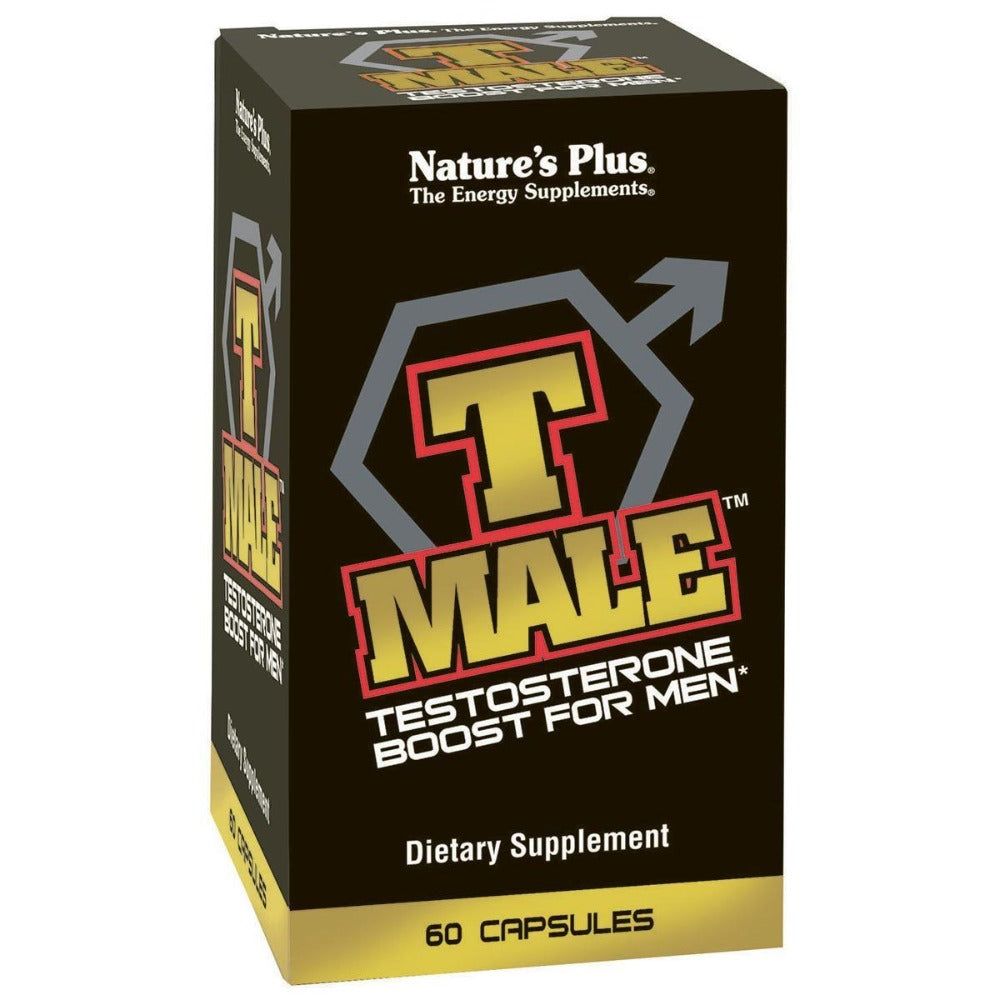 Nature's Plus T-Male 60 Caps Testosterone Boosters Nature's Plus  (1058710880299)