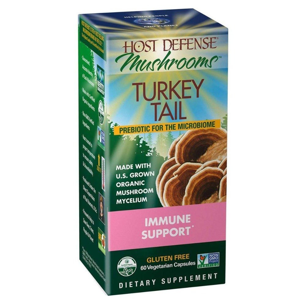 Fungi Perfect Host Defense Turkey Tail 60VC Specialty Health Products Fungi Perfect  (1266506825771)