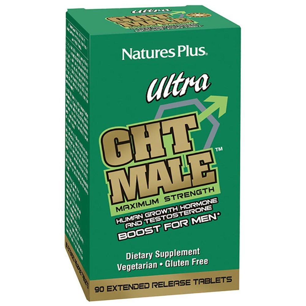 Nature's Plus Ultra GHT-Male 90 Tabs Testosterone Boosters Nature's Plus  (1059031253035)