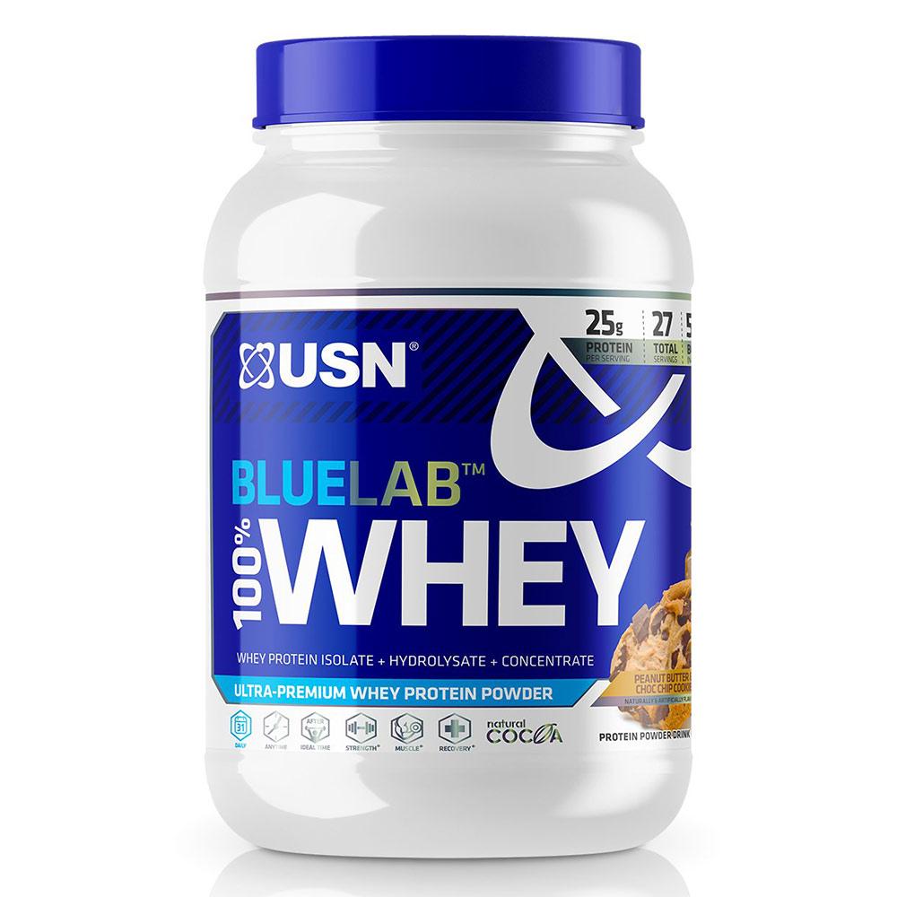USN BLUE LAB 100% WHEY 2LB Protein Powders USN PB AND CHOC CHIP COOKIE  (1565505323051)