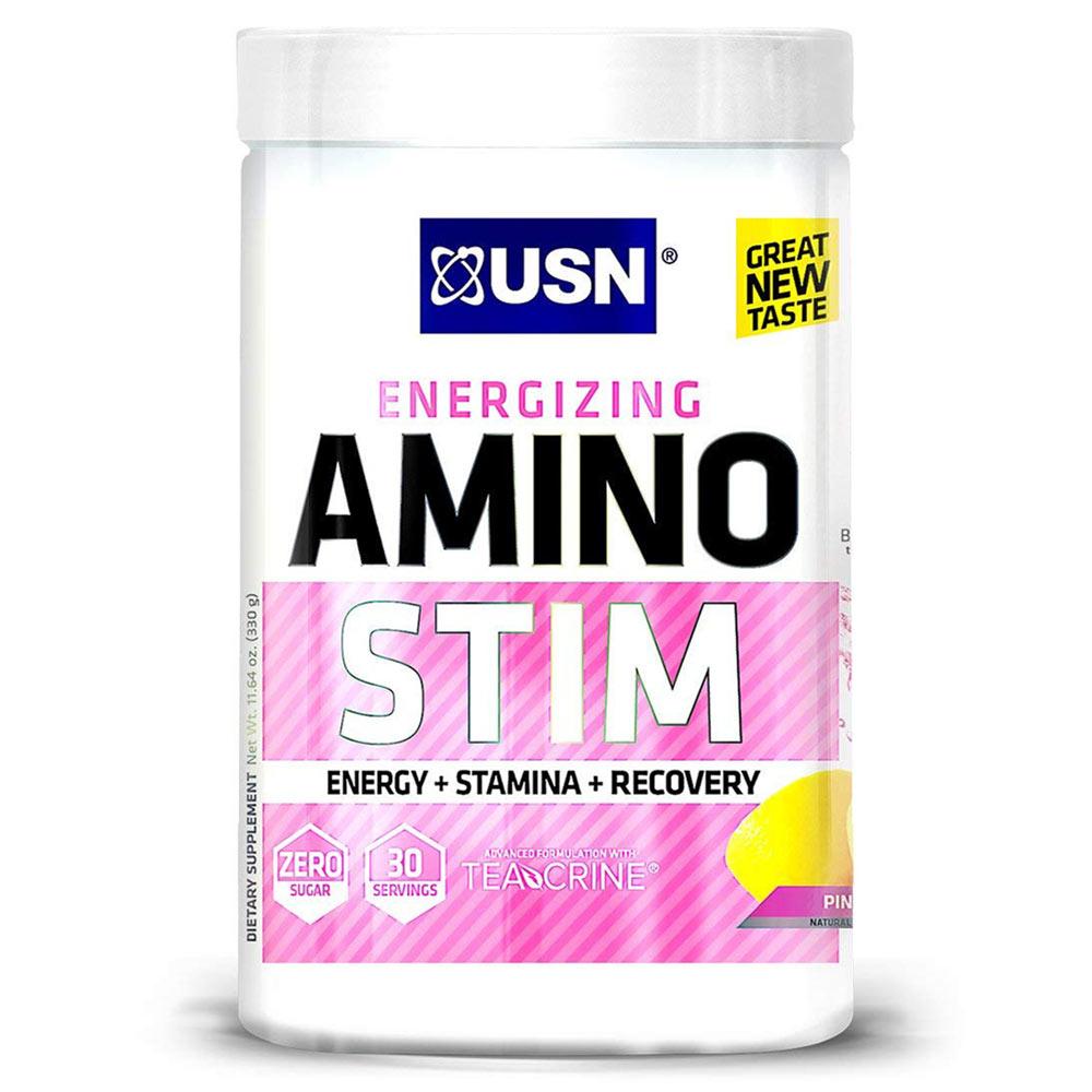 USN AMINO STIM 30 SV Amino Acids USN PINK LEMONADE  (1565505749035)
