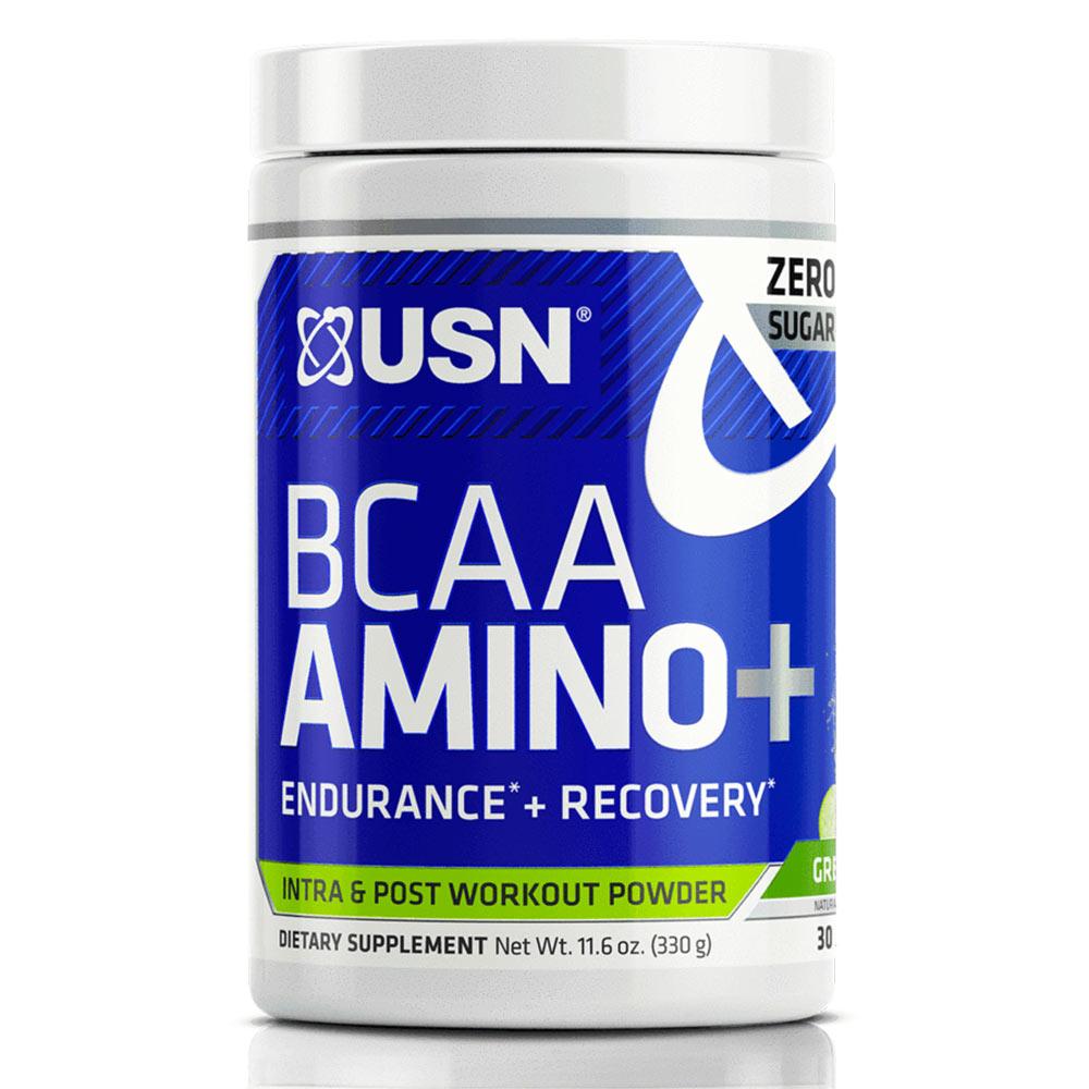 USN BCAA AMINO + 30 SV Amino Acids USN GREEN APPLE  (1565492641835)