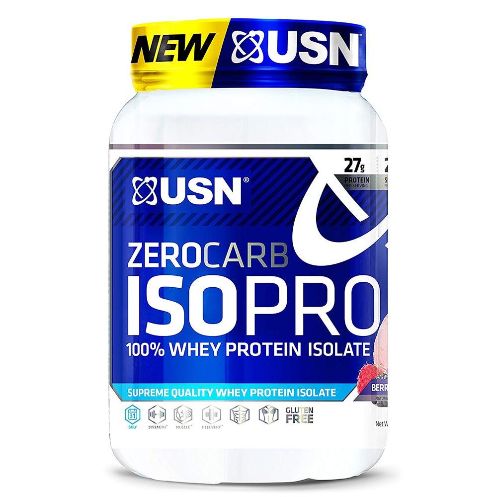 USN Zero Carb IsoPro 1.65LB Protein Powders USN BERRY BLAST SORBET  (1565491724331)