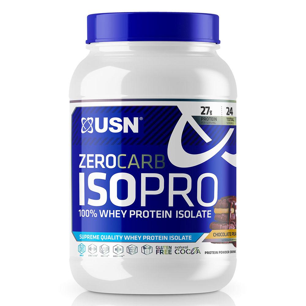 USN Zero Carb IsoPro 1.65LB Protein Powders USN CHOCOLATE PEANUT BUTTER  (1565491724331)