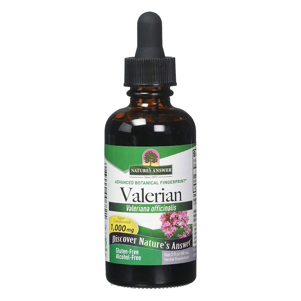 Nature's Answer Valerian Root 1000mg 2oz | Stress & Sleep Herbs Nature's Answer  (1782423519275)