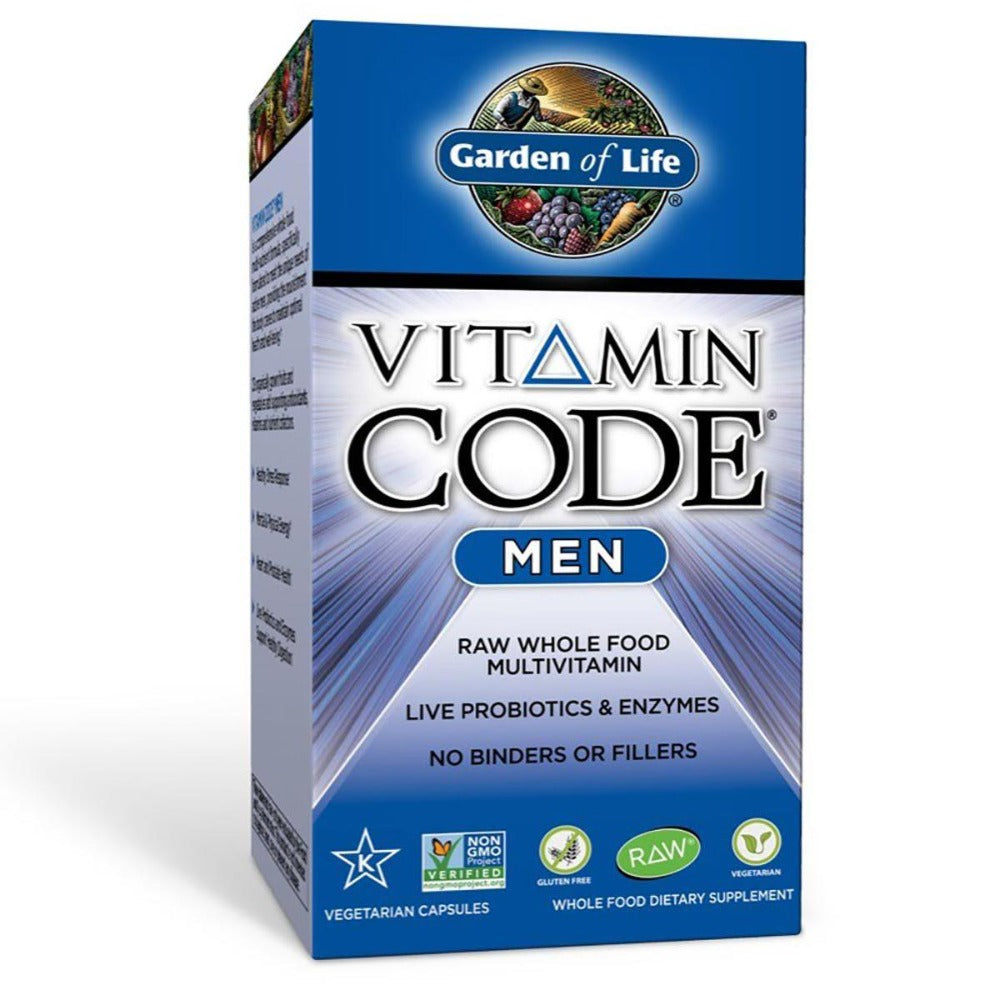 Garden of Life Vitamin Code Men's Formula 240 Vege Caps Vitamins Garden of Life  (1058594029611)