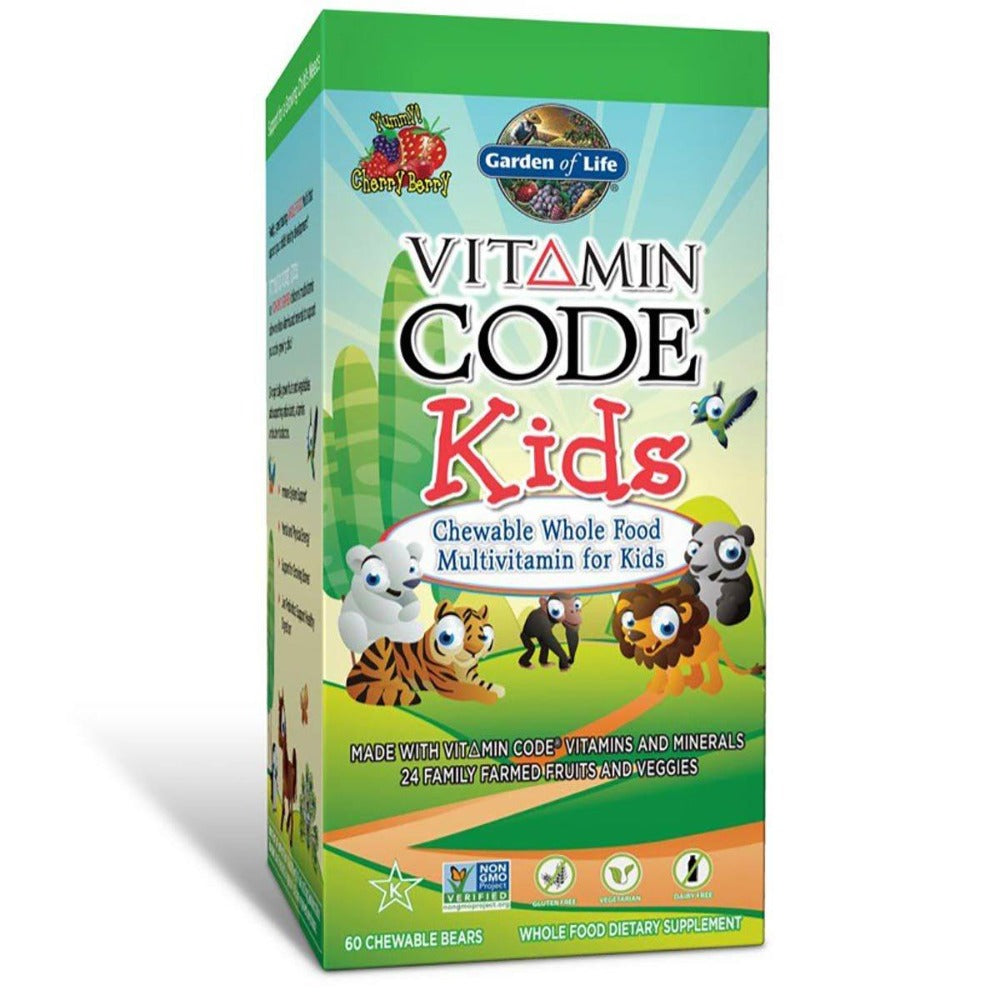 Garden of Life Vitamin Code Kids 60 Chews Children's Supplements Garden of Life  (1058594684971)