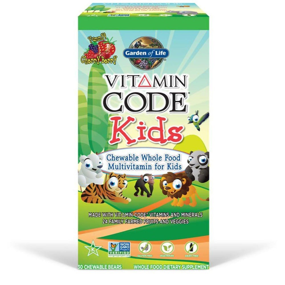 Garden of Life Vitamin Code Kids 30 Chews Children's Supplements Garden of Life  (1058594914347)