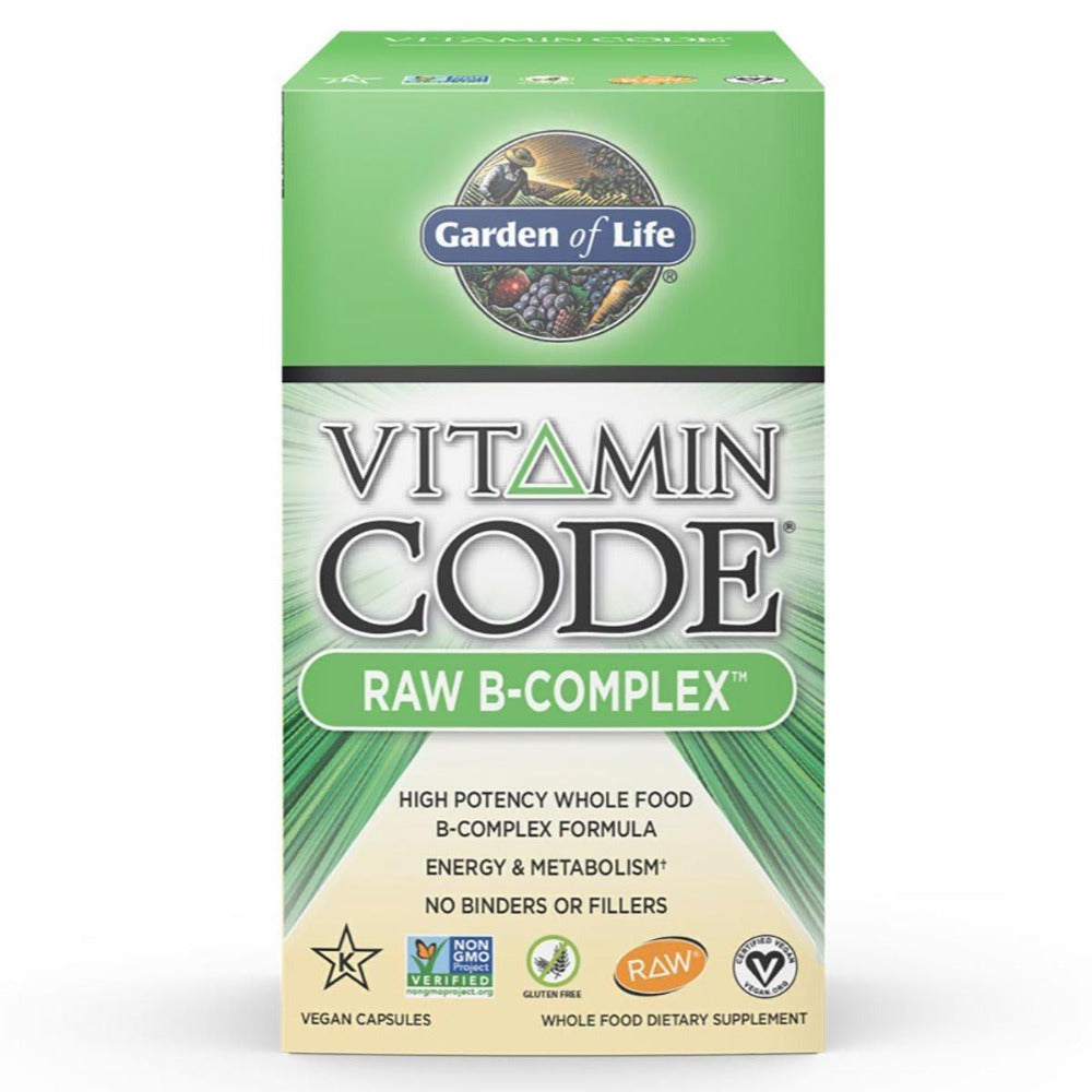 Garden of Life Vitamin Code Raw B-Complex 60 Vege Caps Vitamins Garden of Life  (1058171551787)
