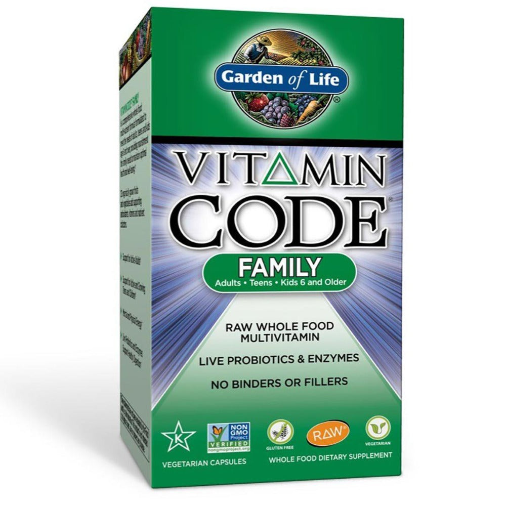 Garden of Life Vitamin Code Family Formula 120 Vege Caps Vitamins Garden of Life  (1058155167787)
