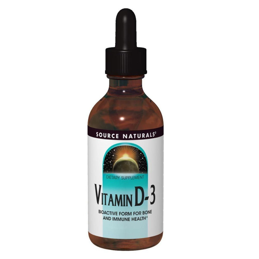 Source Naturals Vitamin D-3 Drops 400IU 4 Fl Oz Vitamins Source Naturals  (1059024994347)