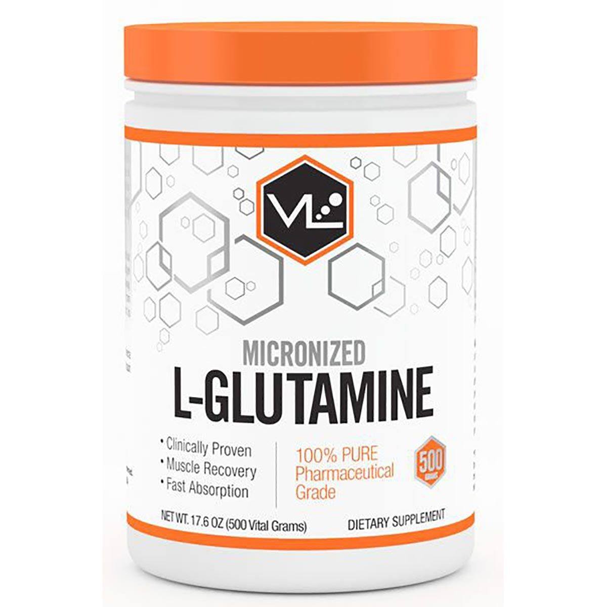 Vital Labs L-Glutamine 500 Grams Digestive Health / Probiotics Vital Labs  (1059046260779)