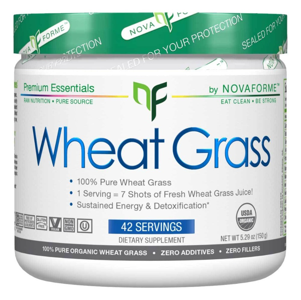 NovaForme Wheat Grass 42 Servings Antioxidants / CoQ-10 NovaForme  (1059194699819)