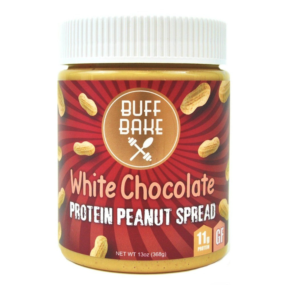 Buff Bake White Chocolate Protein Peanut Butter Spread 13oz Foods & Snacks Buff Bake  (1059265708075)