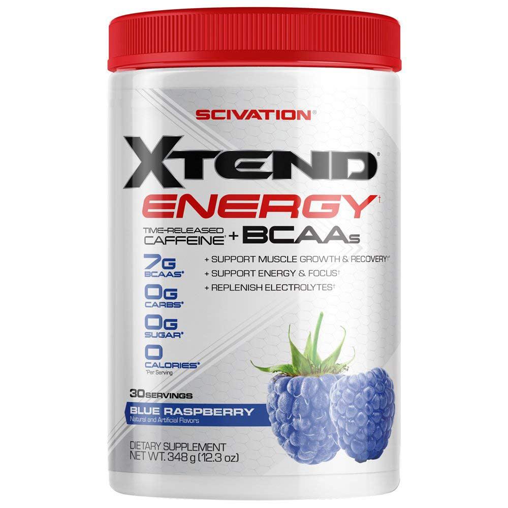 SCIVATION XTEND ENERGY Amino Acids Scivation BLUE RASPBERRY  (1582357446699)