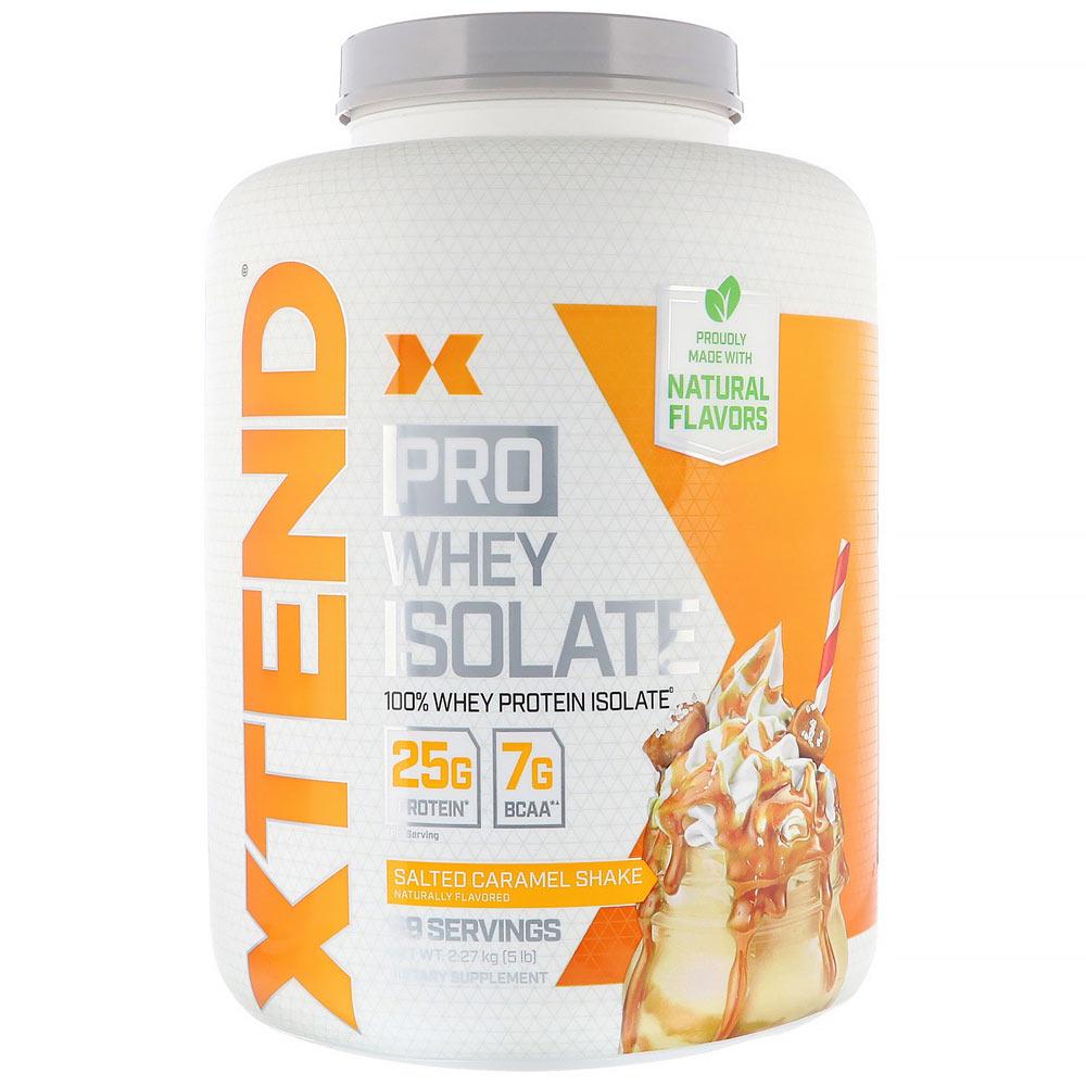 Xtend (Formerly Scivation) Pro Whey Isolate 5lb Protein Powders Scivation Salted Caramel Shake  (4330982899777)
