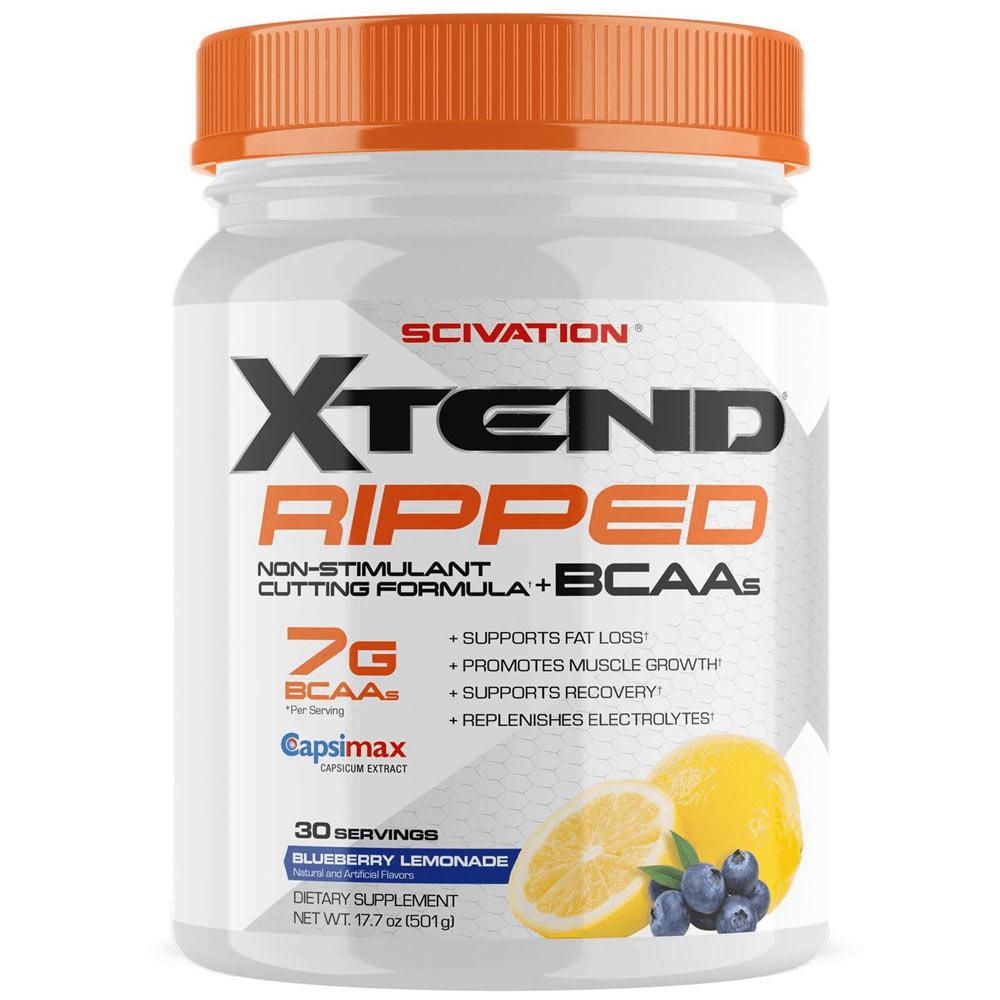 Scivation Xtend Ripped 30 Servings Amino Acids Scivation Blueberry Lemonade  (1197918126123)