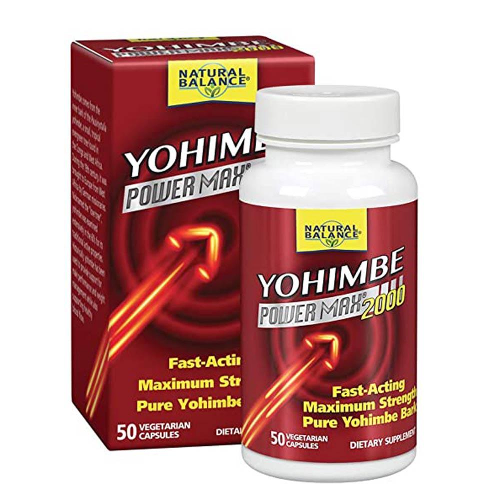 Natural Balance Yohimbe Power Max 2000 50VC Fat Burner Natural Balance  (4521441984577)